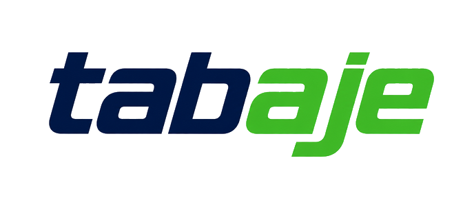 tabaje logo in orange and gold